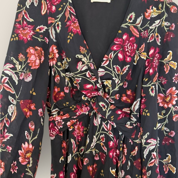 A.L.C. | Floral Wrap Mini Dress | Size 4 - Picture 2 of 10